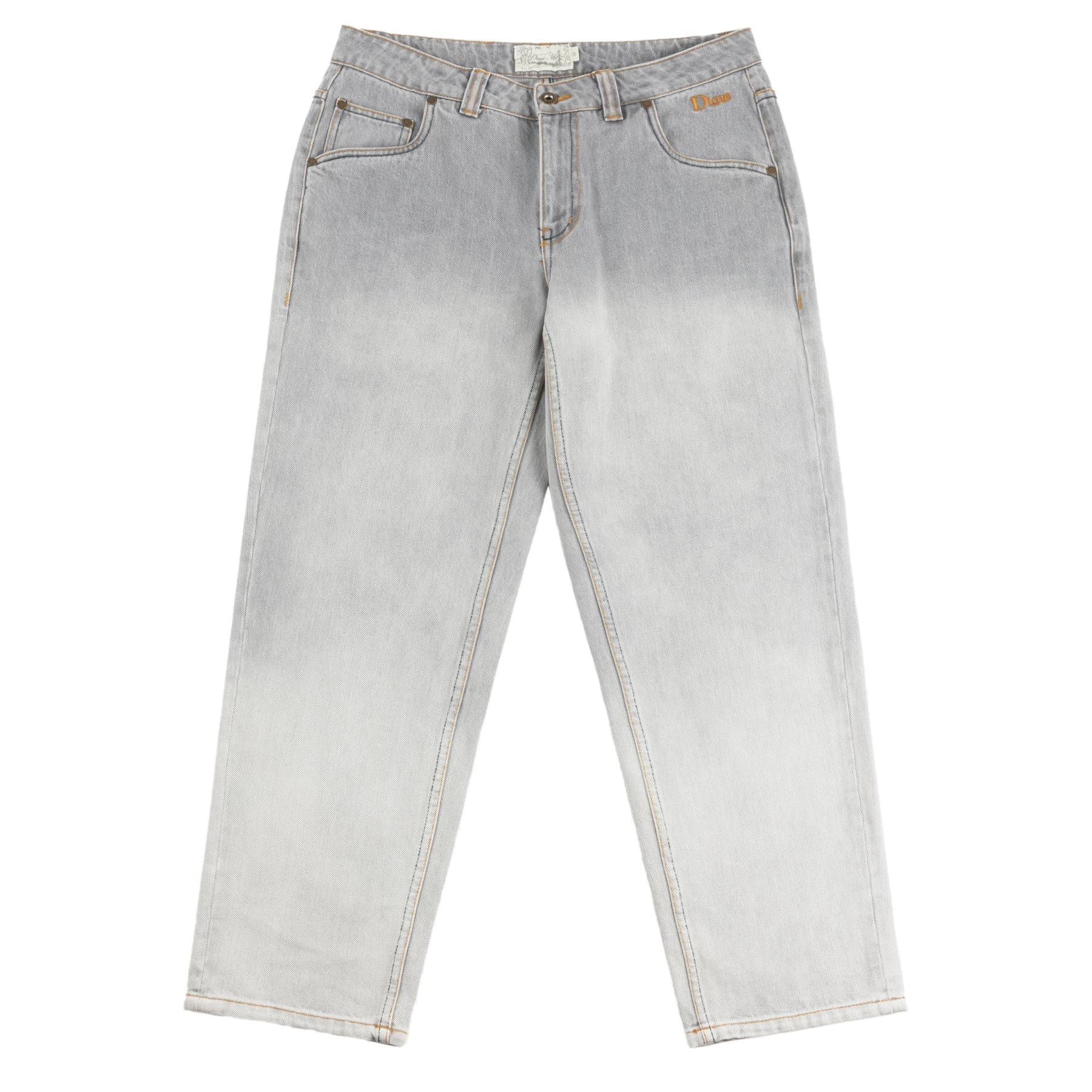 Classic Relaxed Denim Pants - Dipped Sandblasted Gray