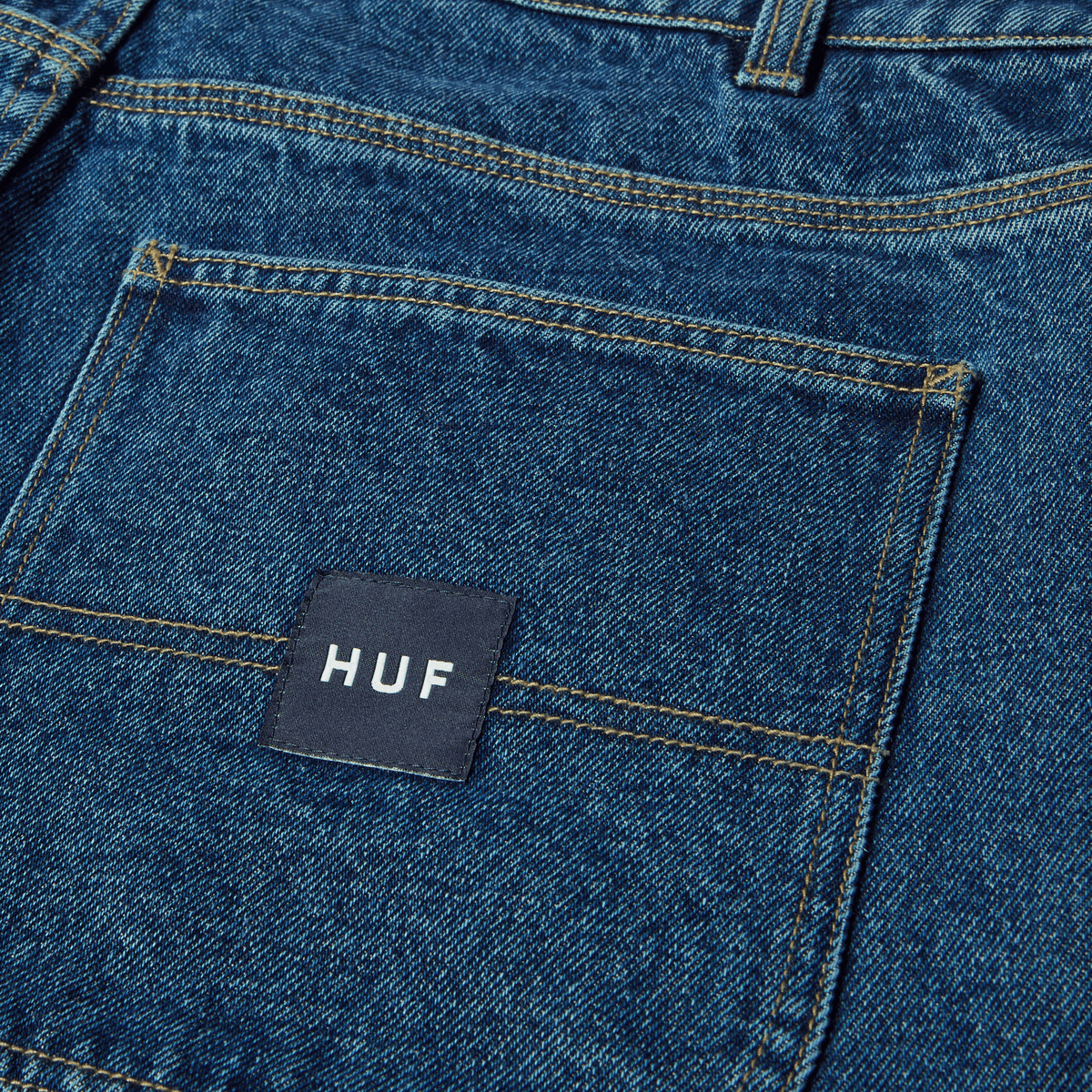 Classic H Short en Denim Double Renfort - Indigo Délavé