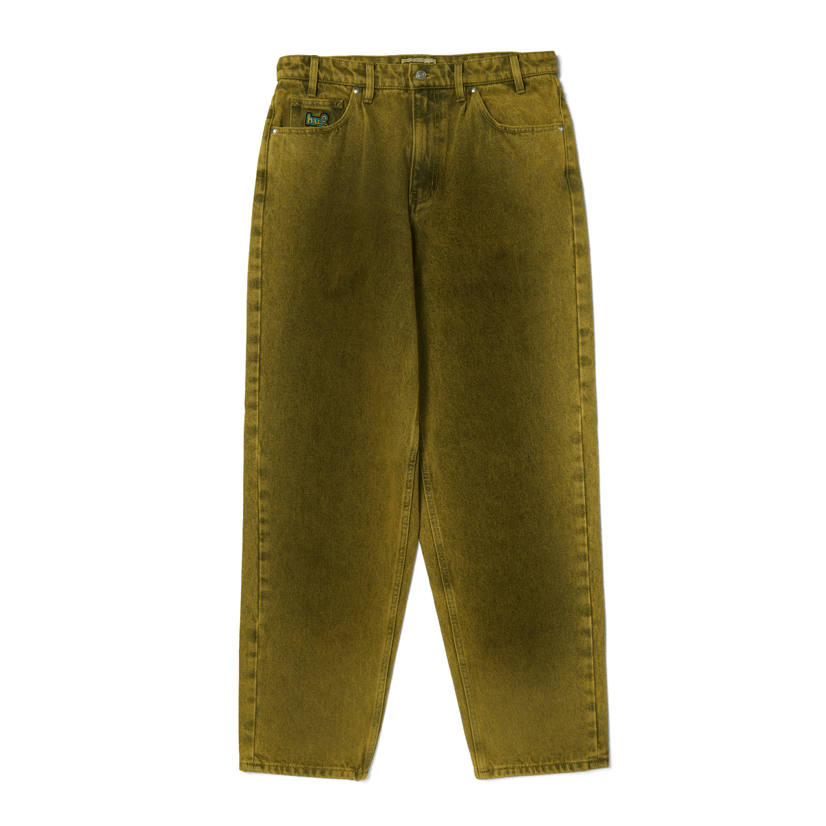 HUF Cromer Washed Pant - Tarragon – Palm Isle Skateshop
