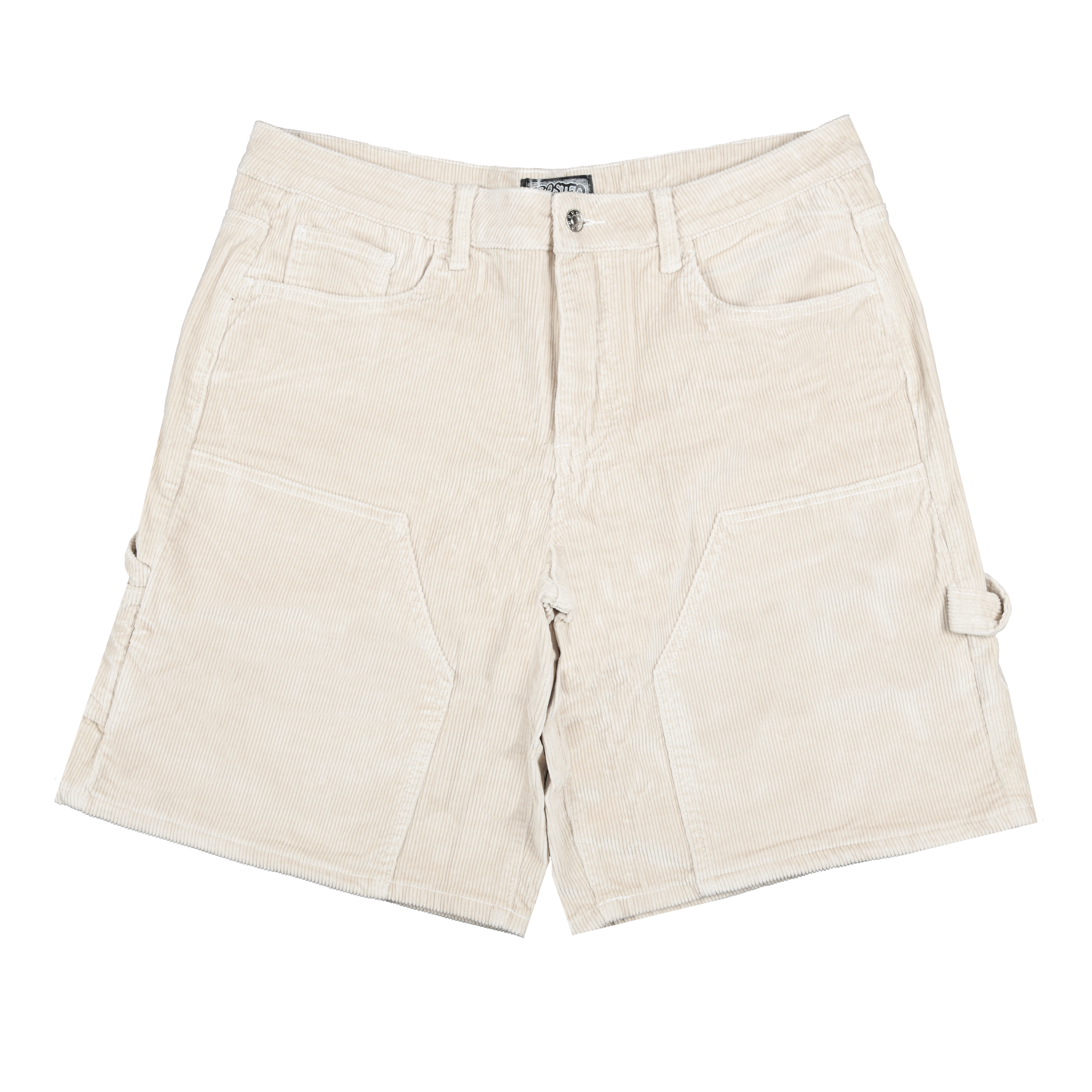 Shorts en Velours Côtelé de Charpentier - Gris Fumé