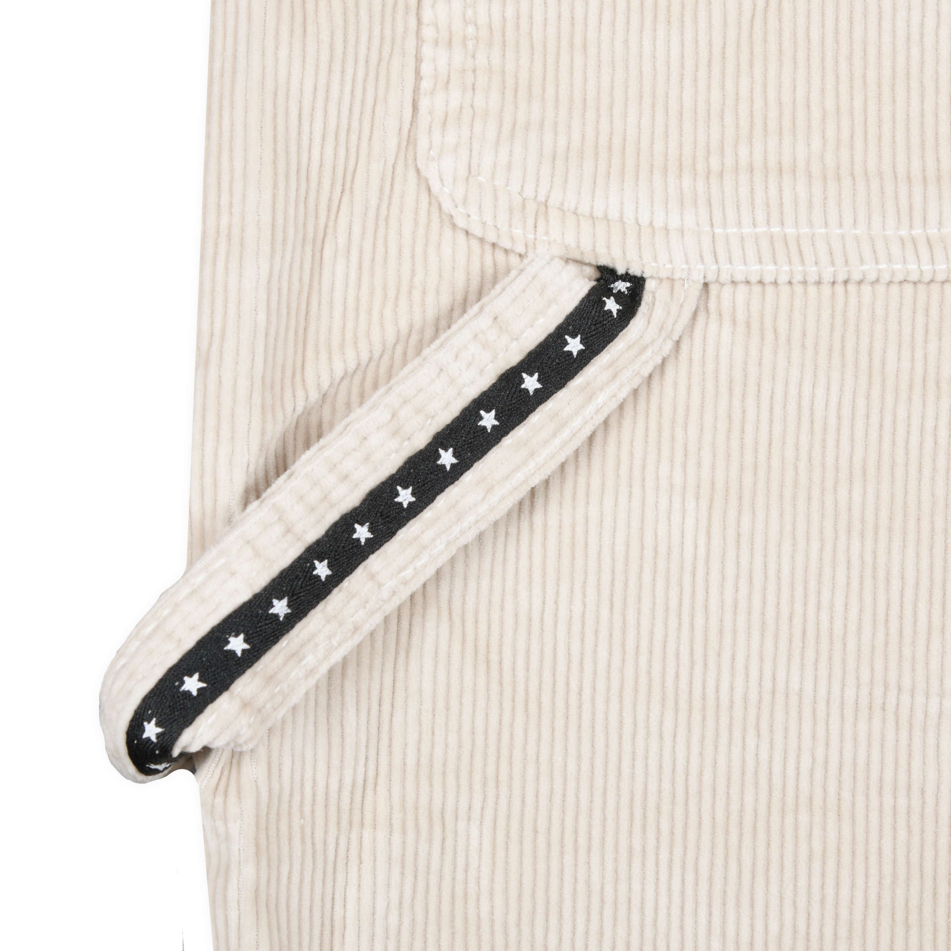 Shorts en Velours Côtelé de Charpentier - Gris Fumé