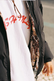 Grove Reversible Puffer Jacket - Black/Camo