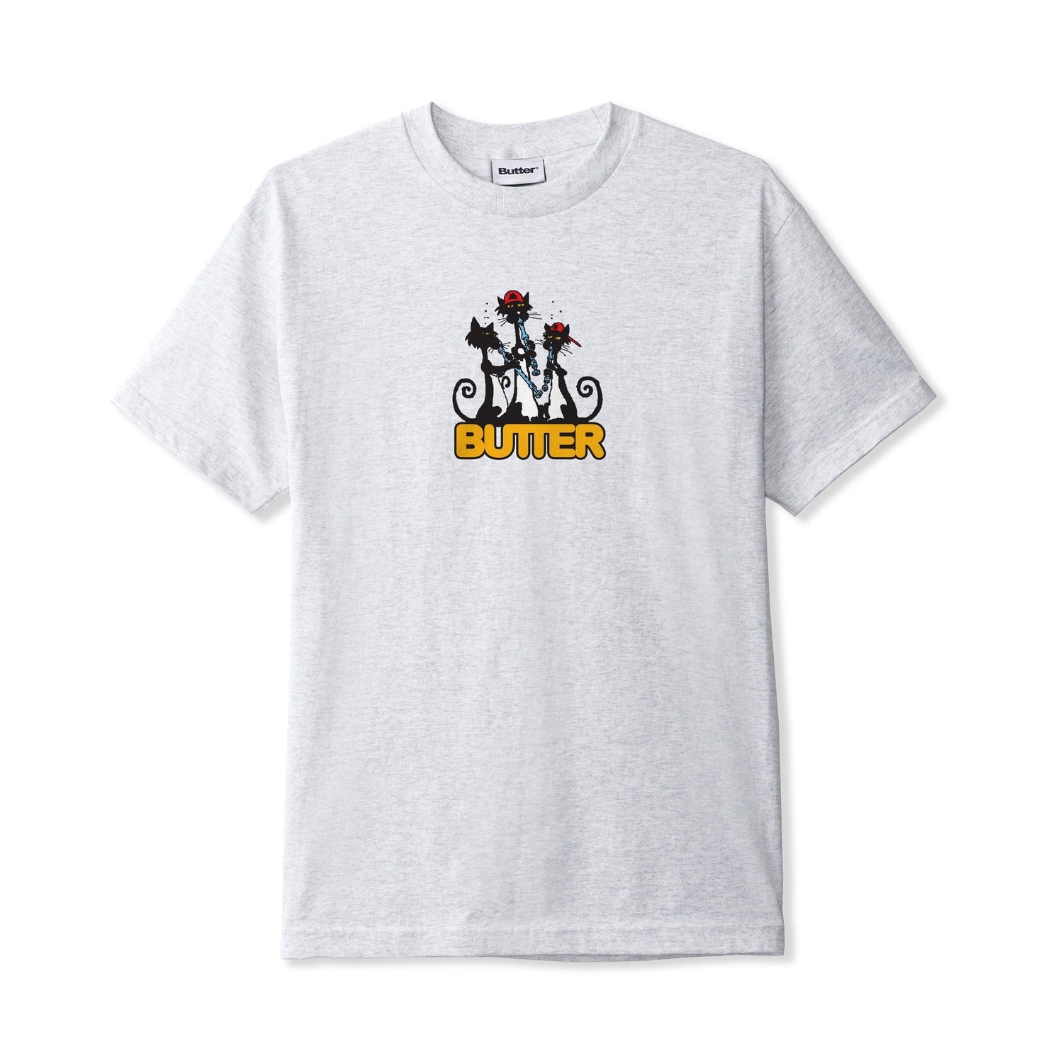 【バターグッズ】Butter Goods Cats Tee Butter Goods Cats Tee - Ash – Palm Isle Skateshop