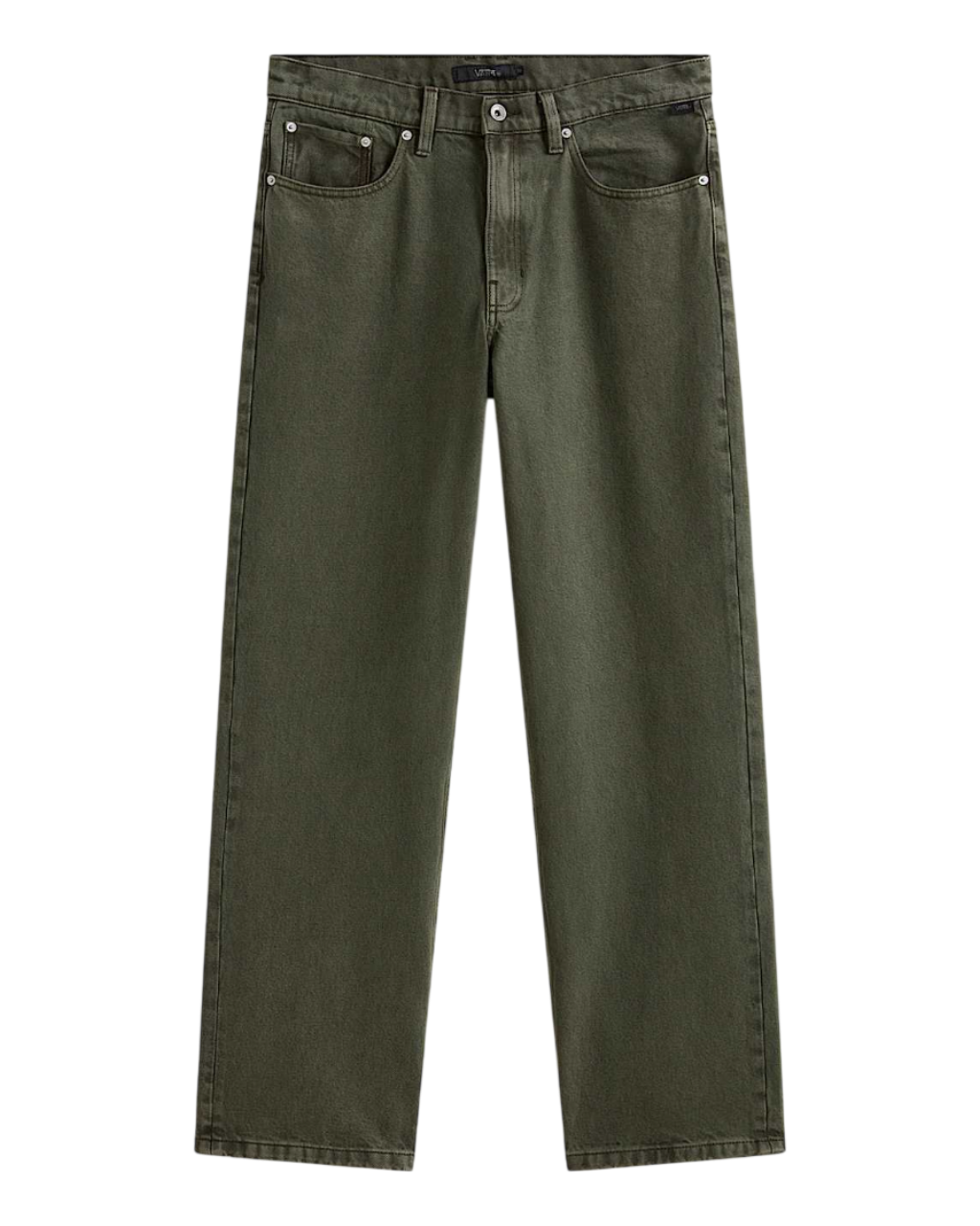 Vans Check-5 Loose Denim Pants - Mossy Olive – Palm Isle Skateshop