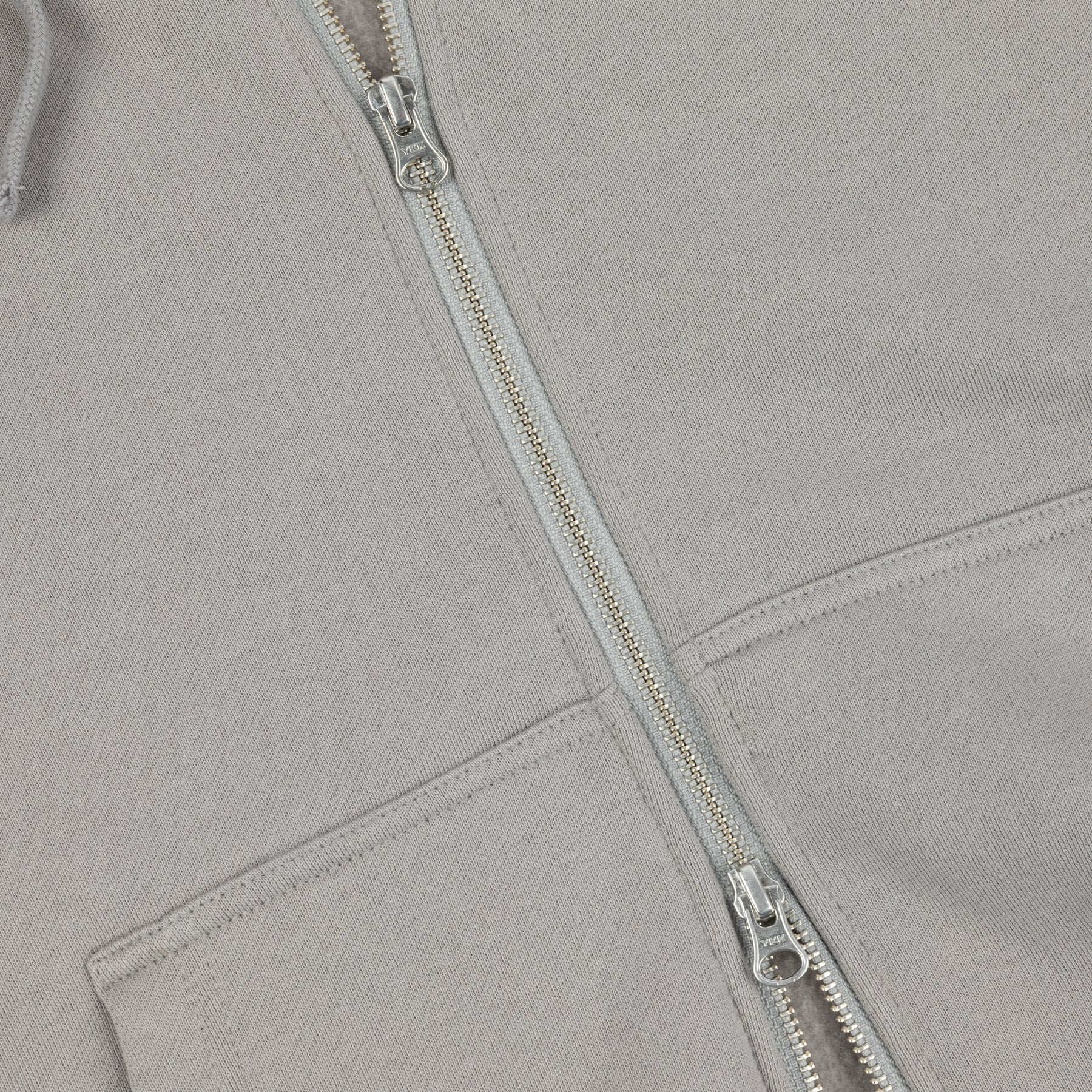 Cursive Sweat à Capuche Zippé - Charbon