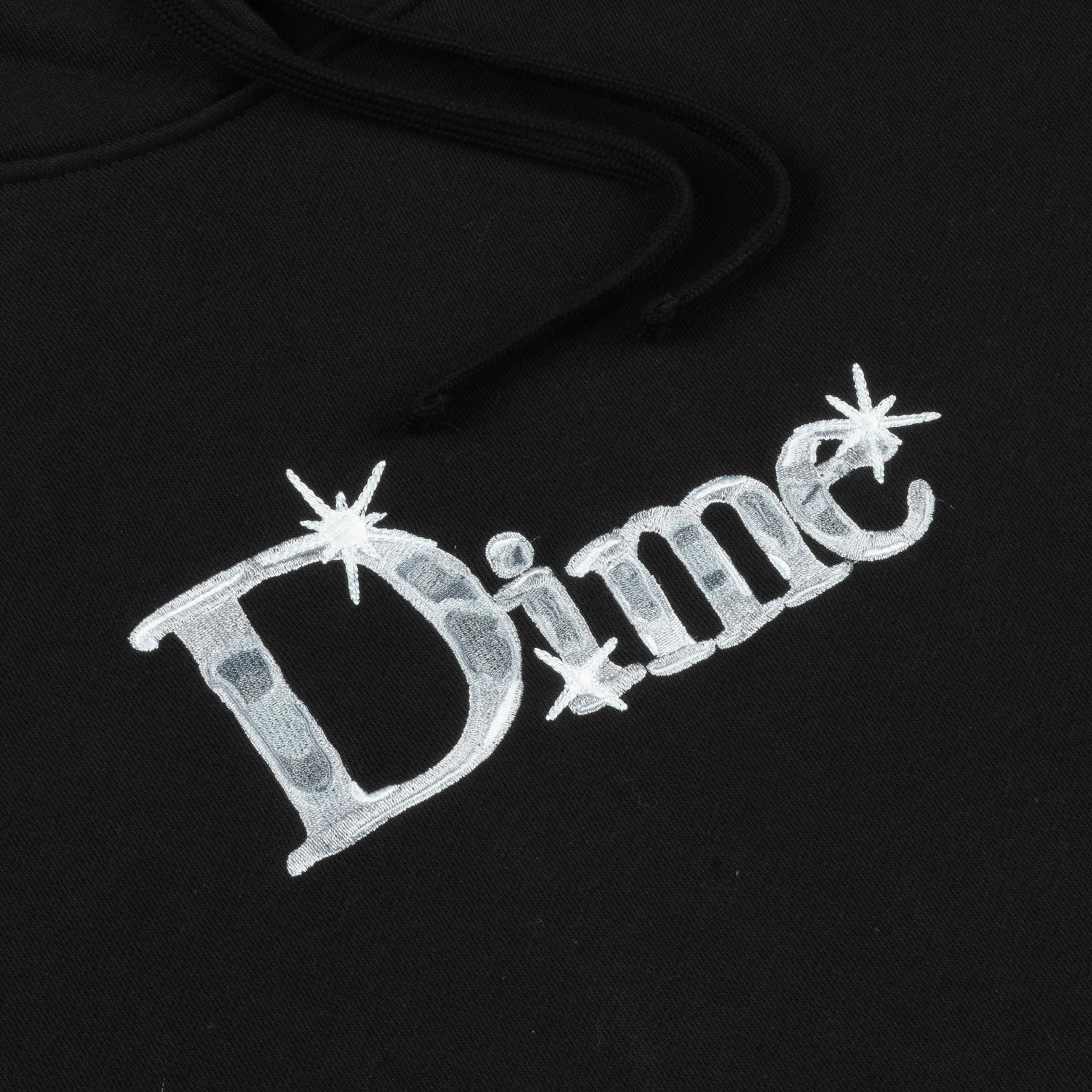 Classic Shiny Hoodie - Black