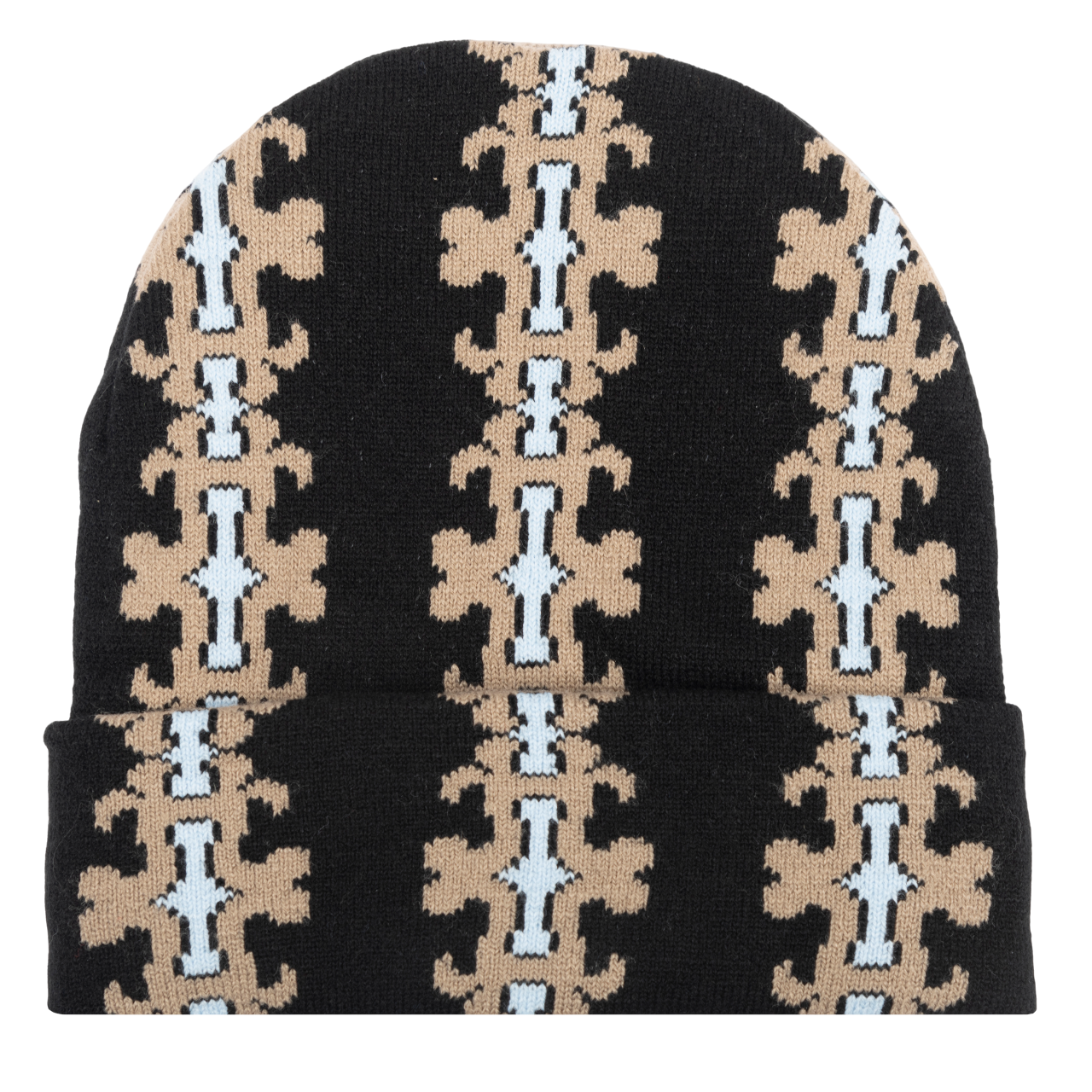 Popeye Reversible Beanie - Black/Tan/Blue