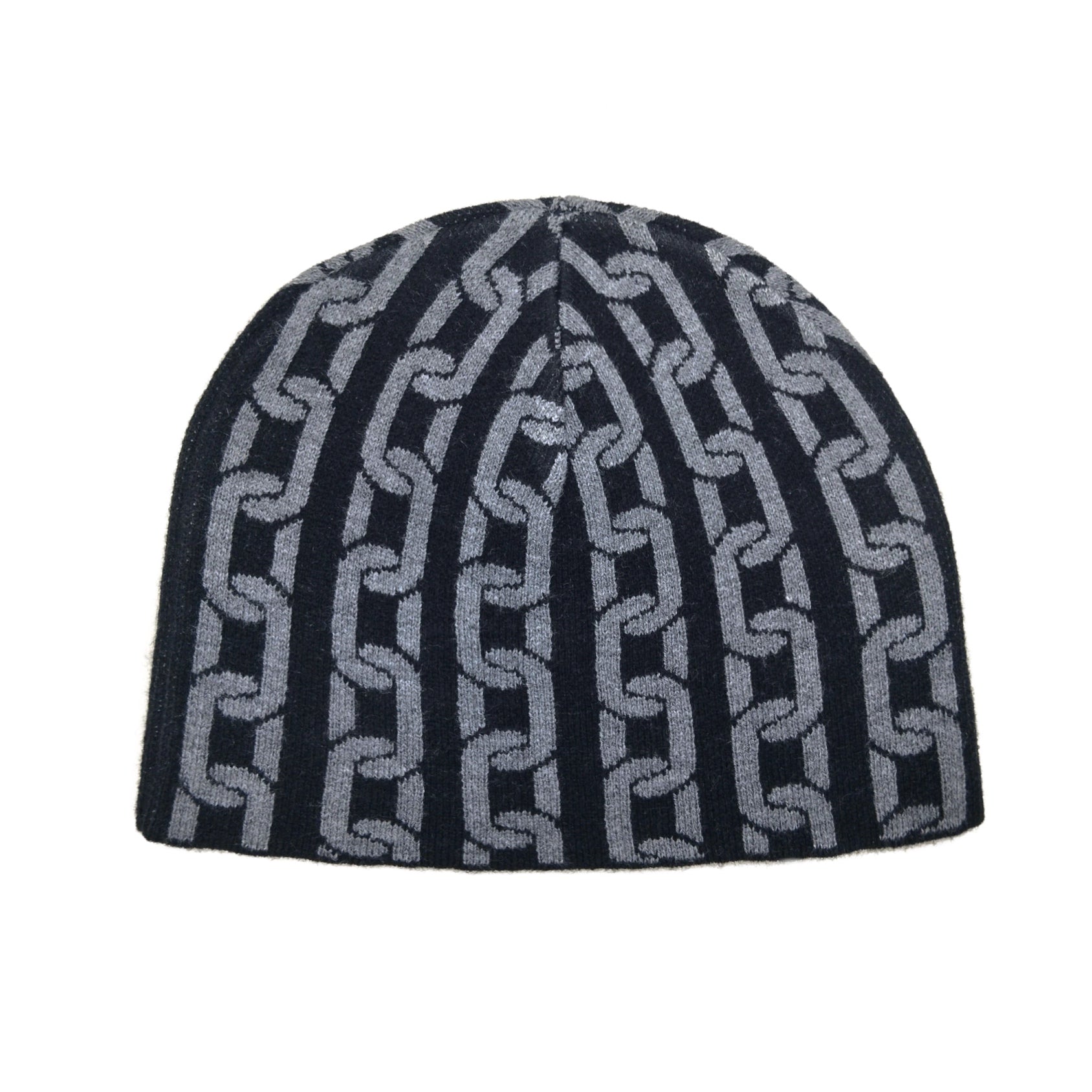 Chain Skully Beanie - Black