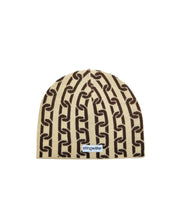 Chain Skully Beanie - Brown