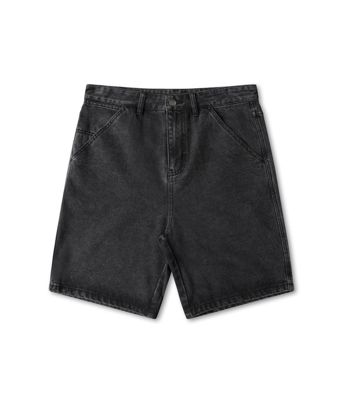 Reynolds 21” Short en Denim - Noir Délavé
