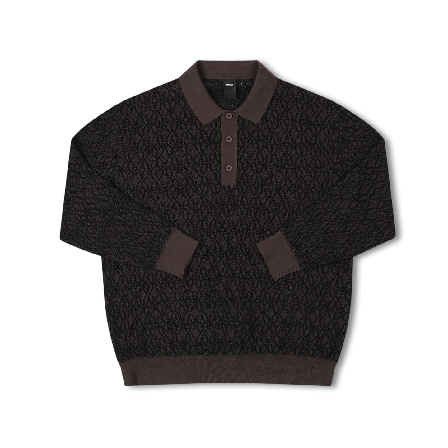 Former Expansion Knit Polo - Brown – Palm Isle Skateshop