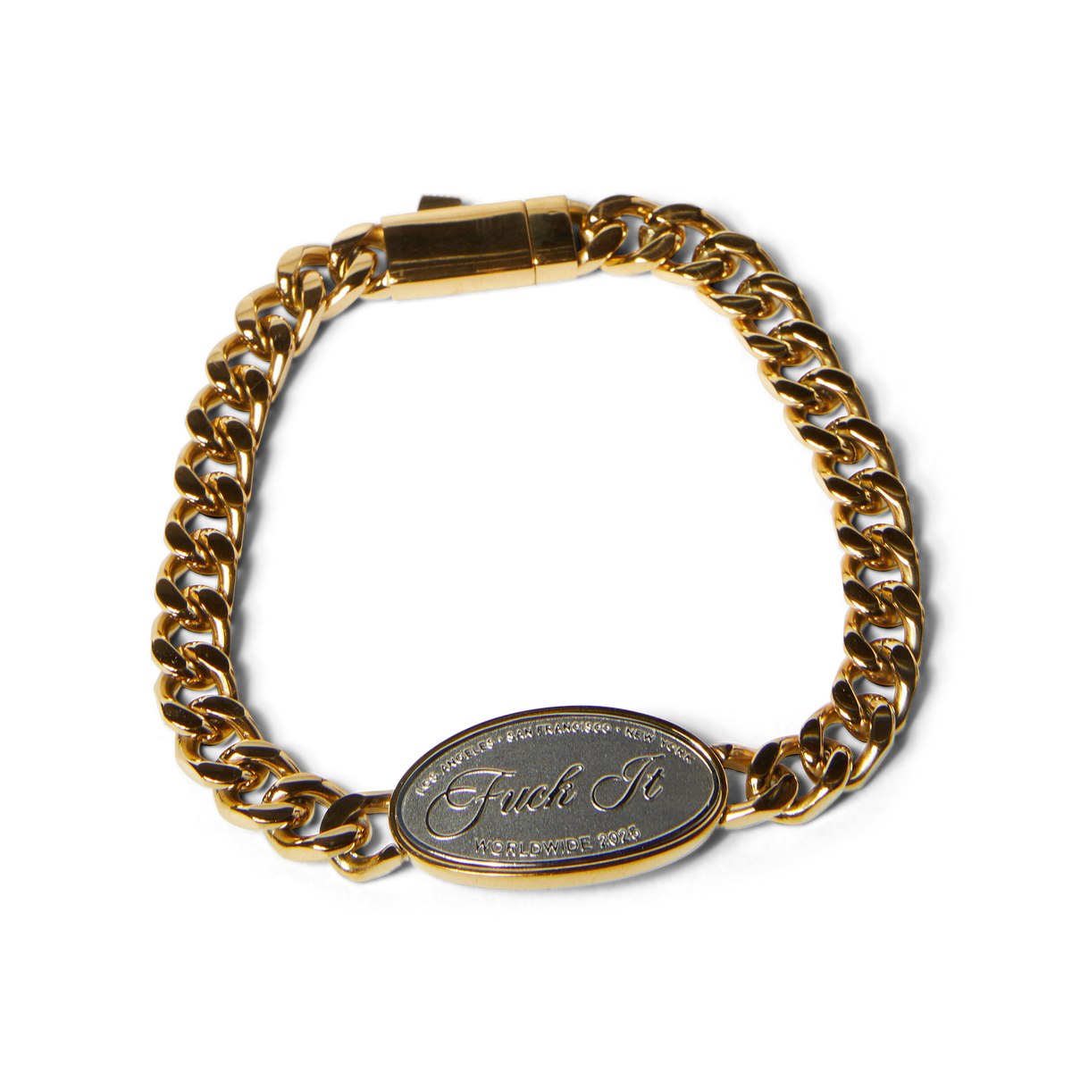 HUF Fuck It Bracelet - Gold – Palm Isle Skateshop