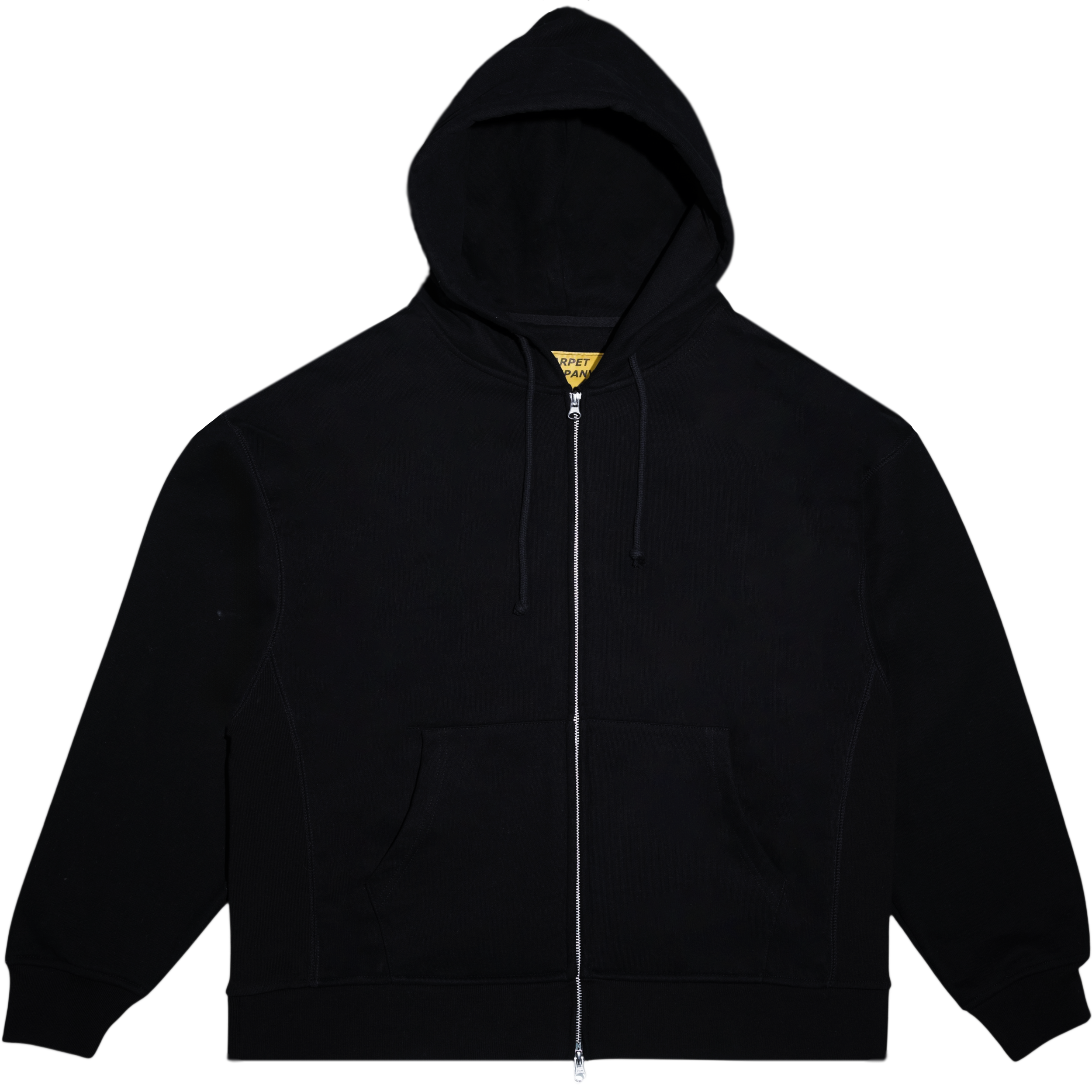 Fake Sweat à Capuche Zippé - Noir
