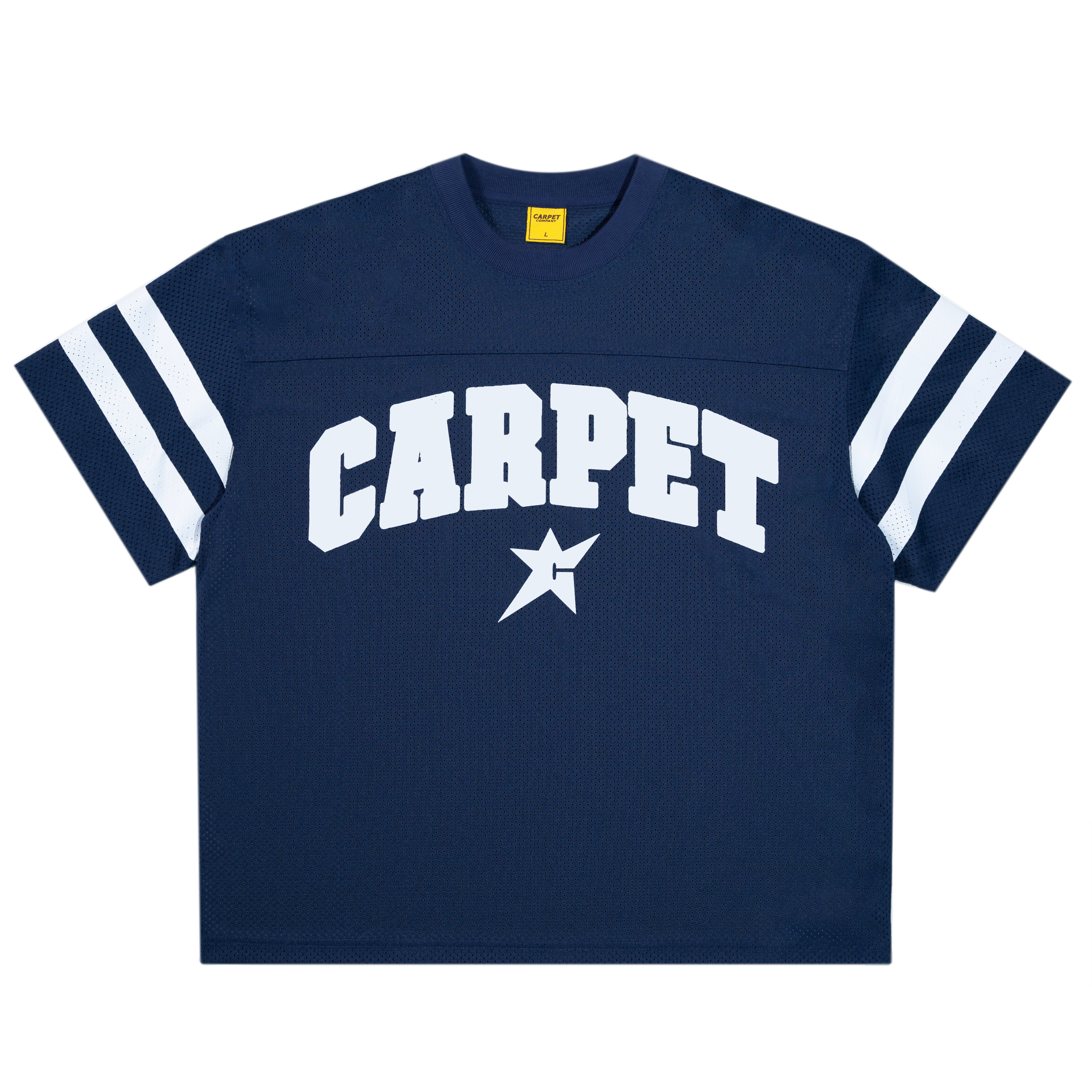 Carpet Company Carpet Football Jersey - Navy Blue – Palm Isle