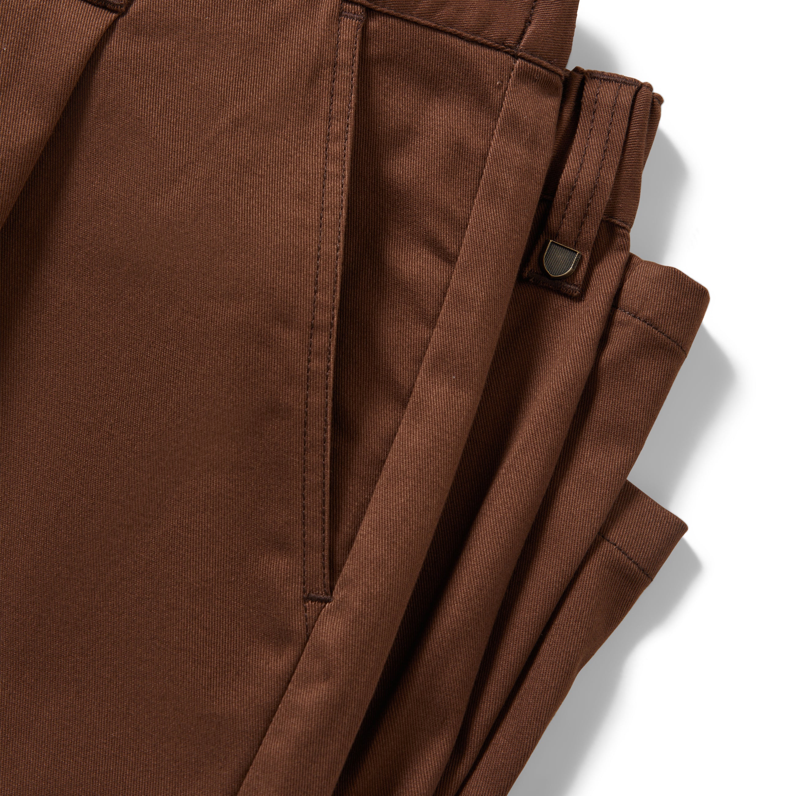 Union Pantalon Baggy - Brun Pomme de Pin
