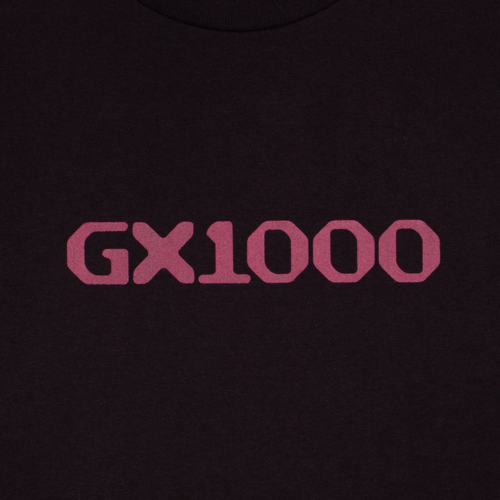 OG Logo T-Shirt - Noir avec lettrage Bordeaux