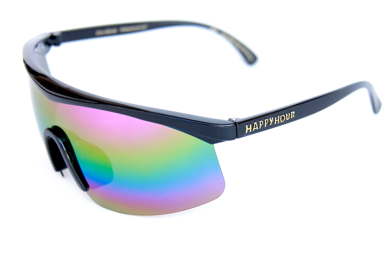 Fire Birds Lunettes de Soleil Polarisées - Noir Brillant