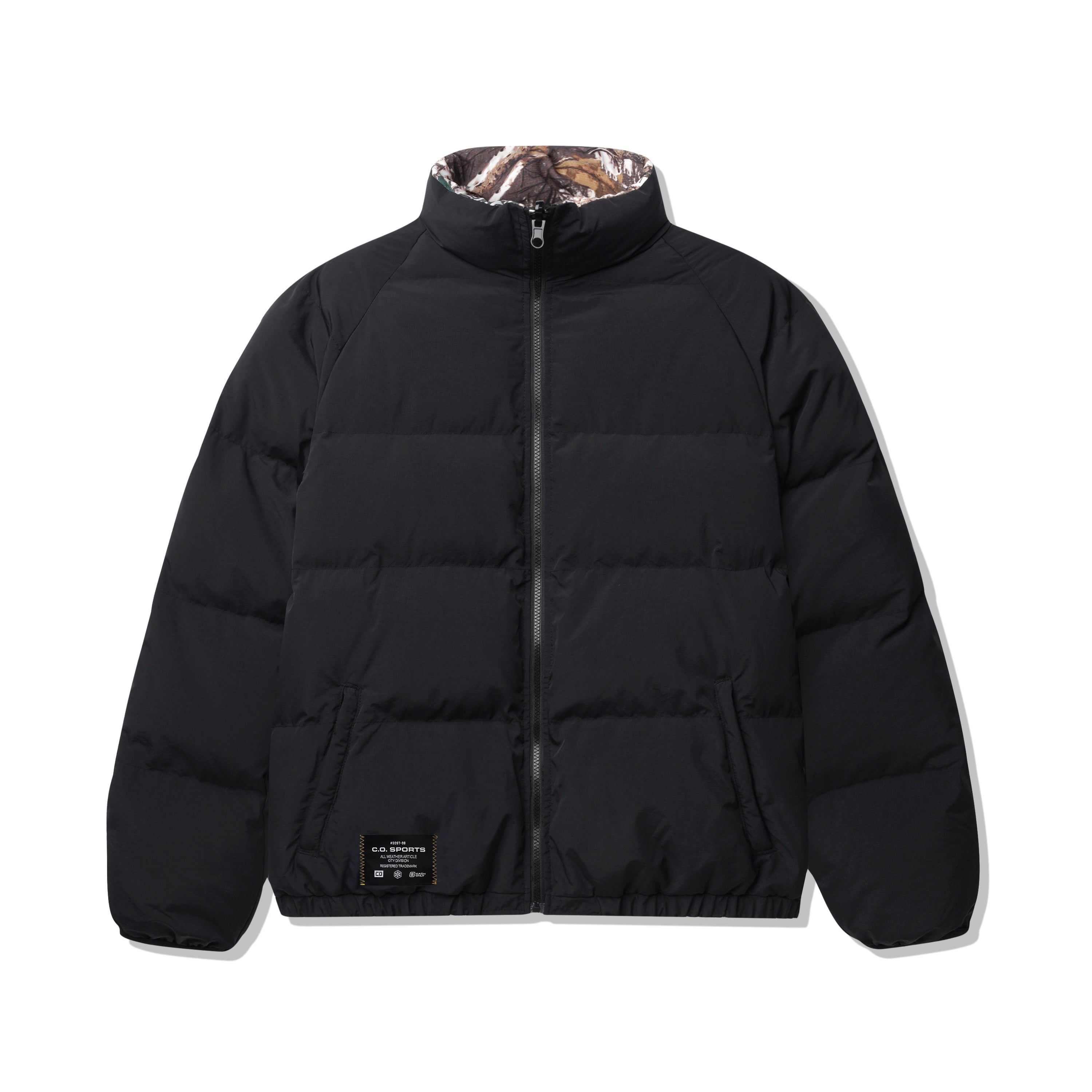 Cash Only Grove Reversible Puffer Jacket - Black/Camo – Palm Isle