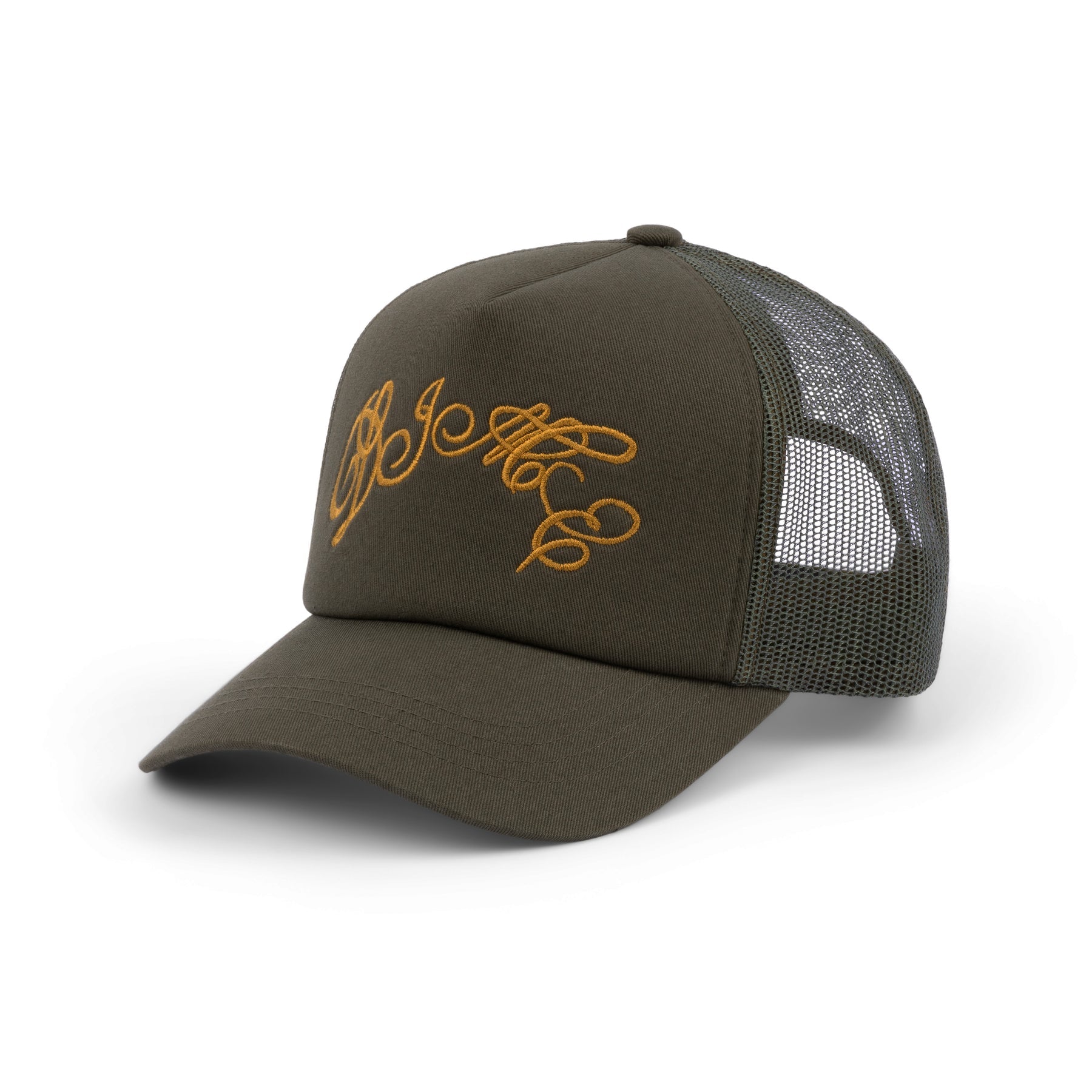 Dime Fighter Trucker Cap - Military Green – Palm Isle Skateshop