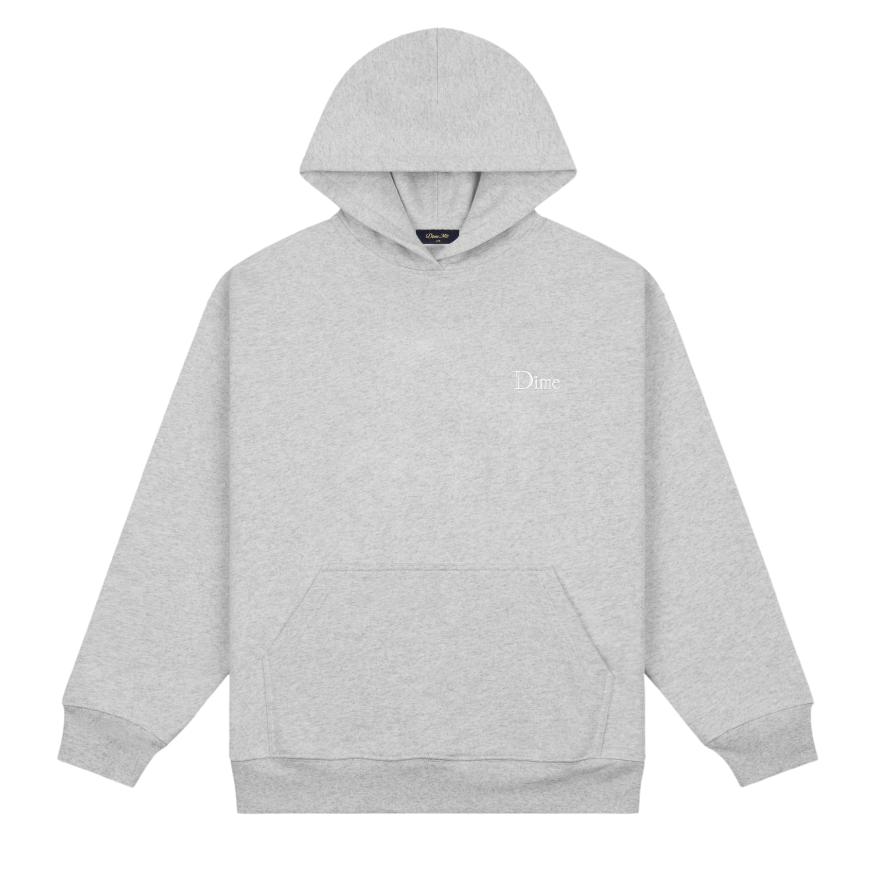Dime Small Logo Hoodie - Heather Gray – Palm Isle Skateshop