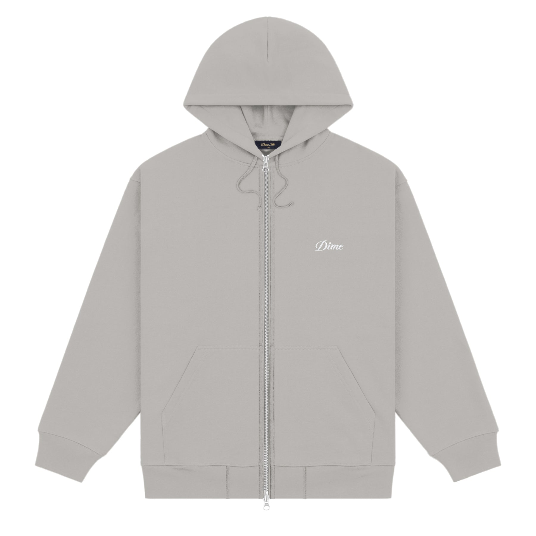 Dime Cursive Zip Hoodie - Charcoal – Palm Isle Skateshop