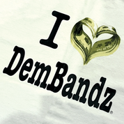 I <3 Dembandz T-Shirt - Blanc