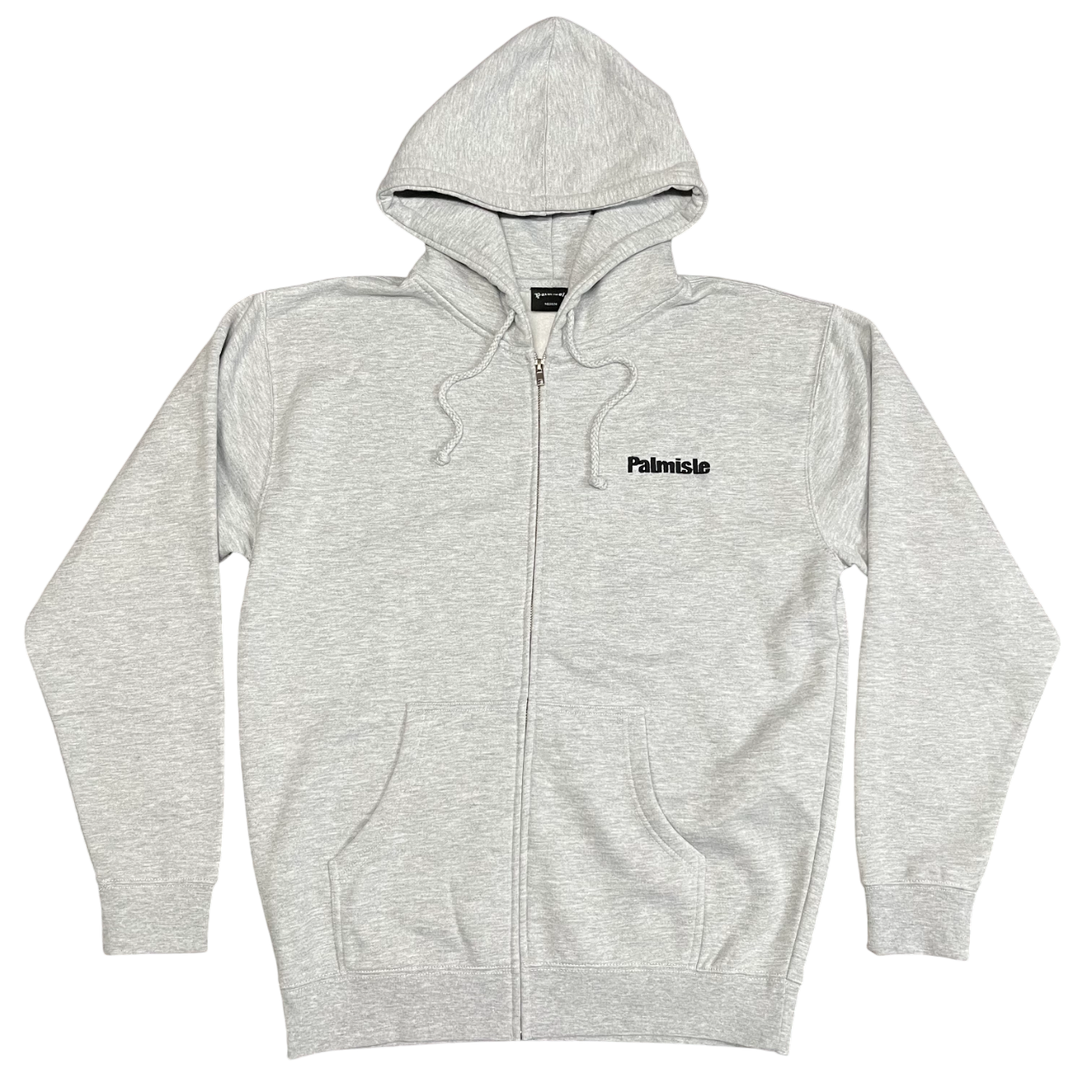 Bold Sweat à Capuche Zippé Petite Broderie - Gris