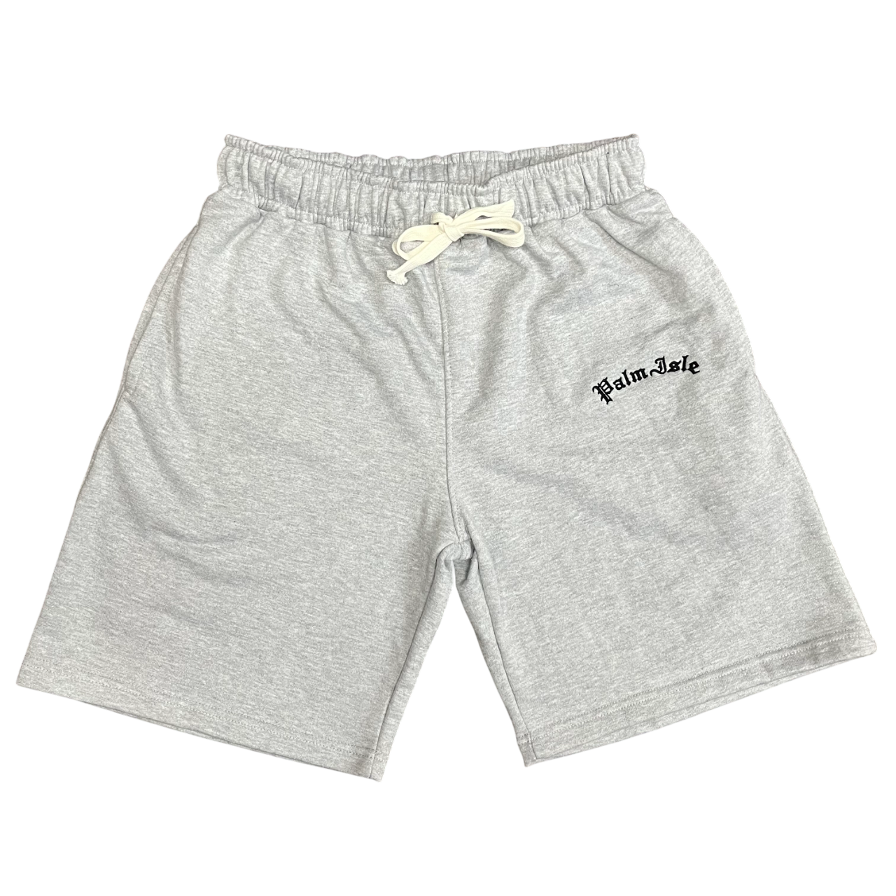 Arch Embroidered French Terry Shorts - Gris