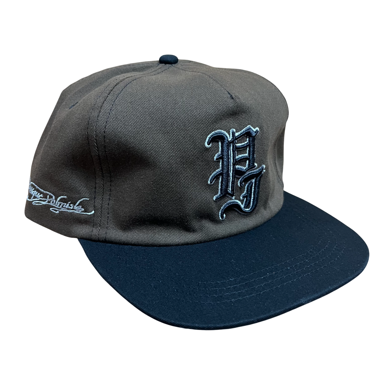 Stamp Casquette Snapback 5 Panneaux - Marron/Noir