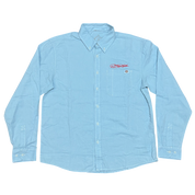Palm Isle x Dickies Signature Chemise Tissée en Chambray à Manches Longues - Bleu Clair