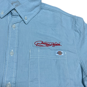 Palm Isle x Dickies Signature Chemise Tissée en Chambray à Manches Longues - Bleu Clair