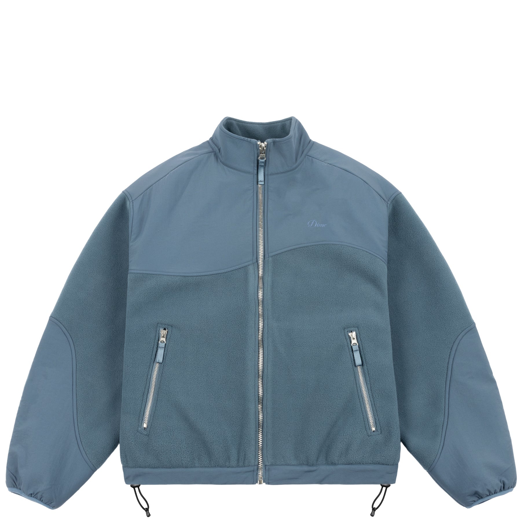 Dime Heavyweight Fleece Jacket - Slate Blue – Palm Isle Skateshop