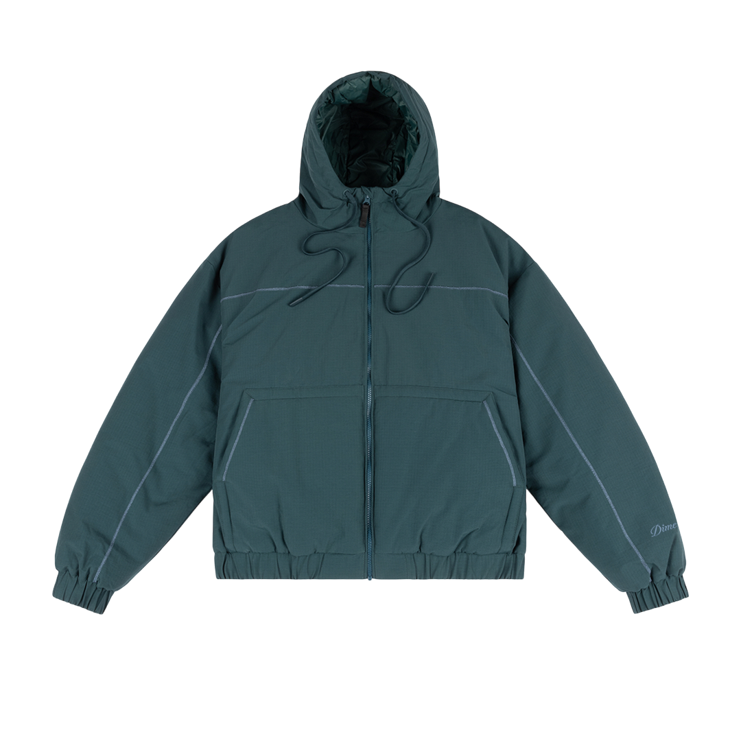 Dime Quilted Ripstop Puffer - Emerald – Palm Isle Skateshop