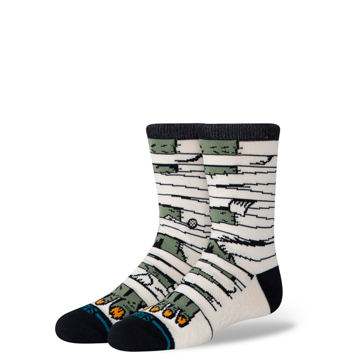 Mummy Madness Crew Chaussettes Enfants - Canvas