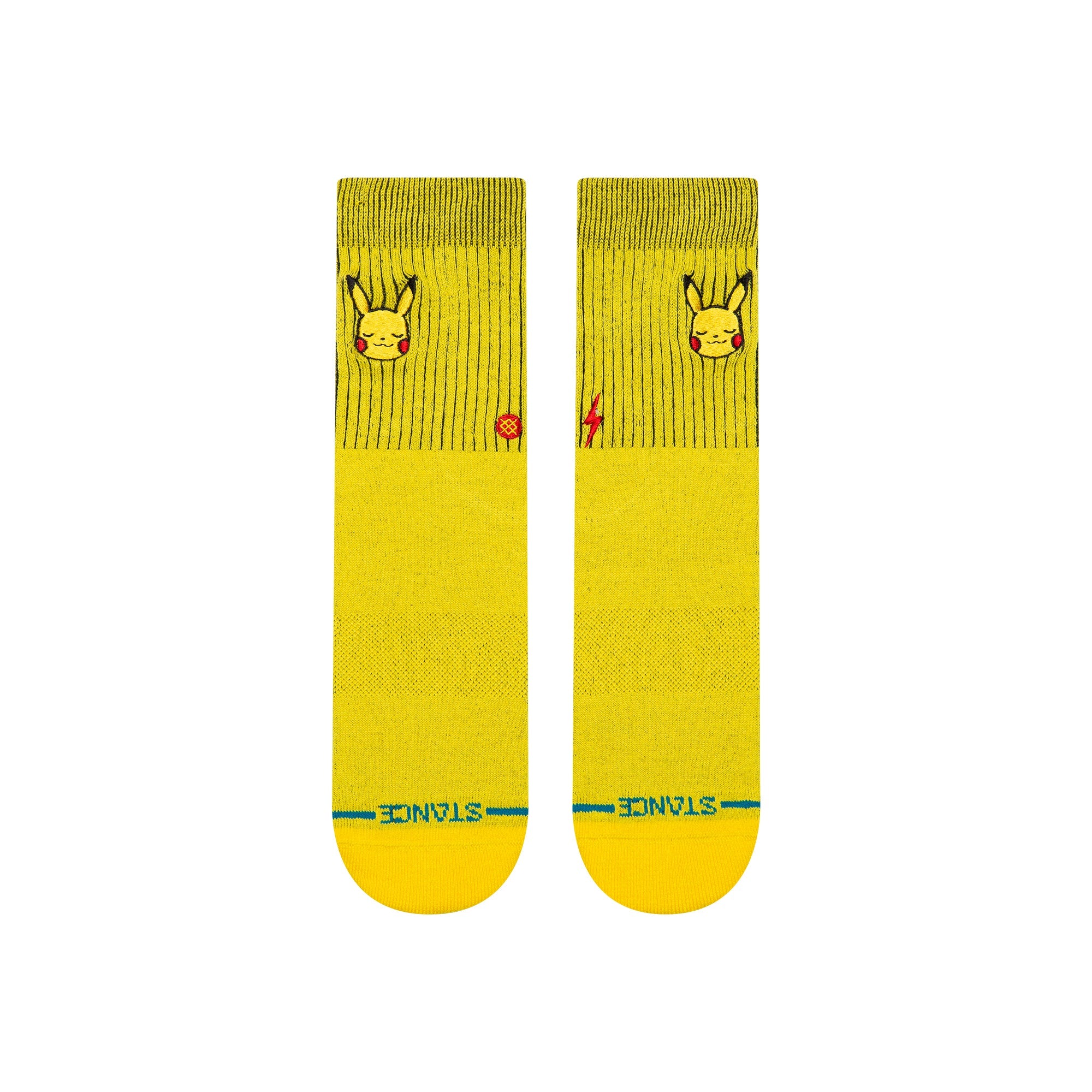 "Pokémon" Pikachu Crew Chaussettes Enfants - Jaune