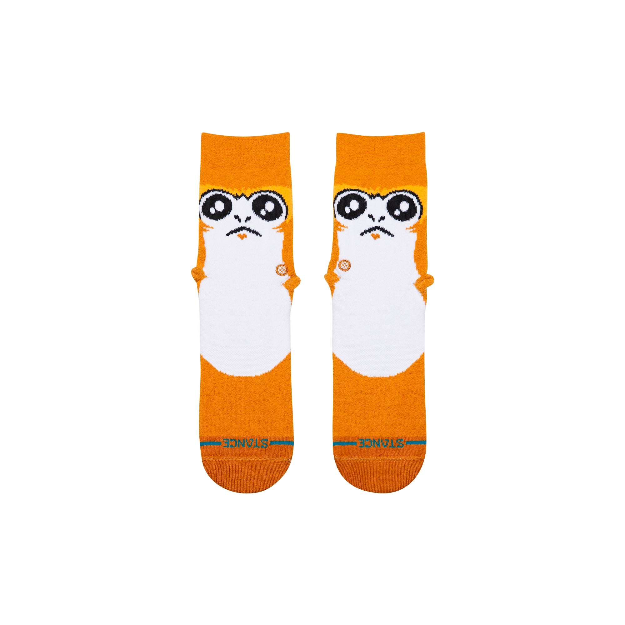 "Star Wars" Porg Crew Chaussettes Enfants - Marron