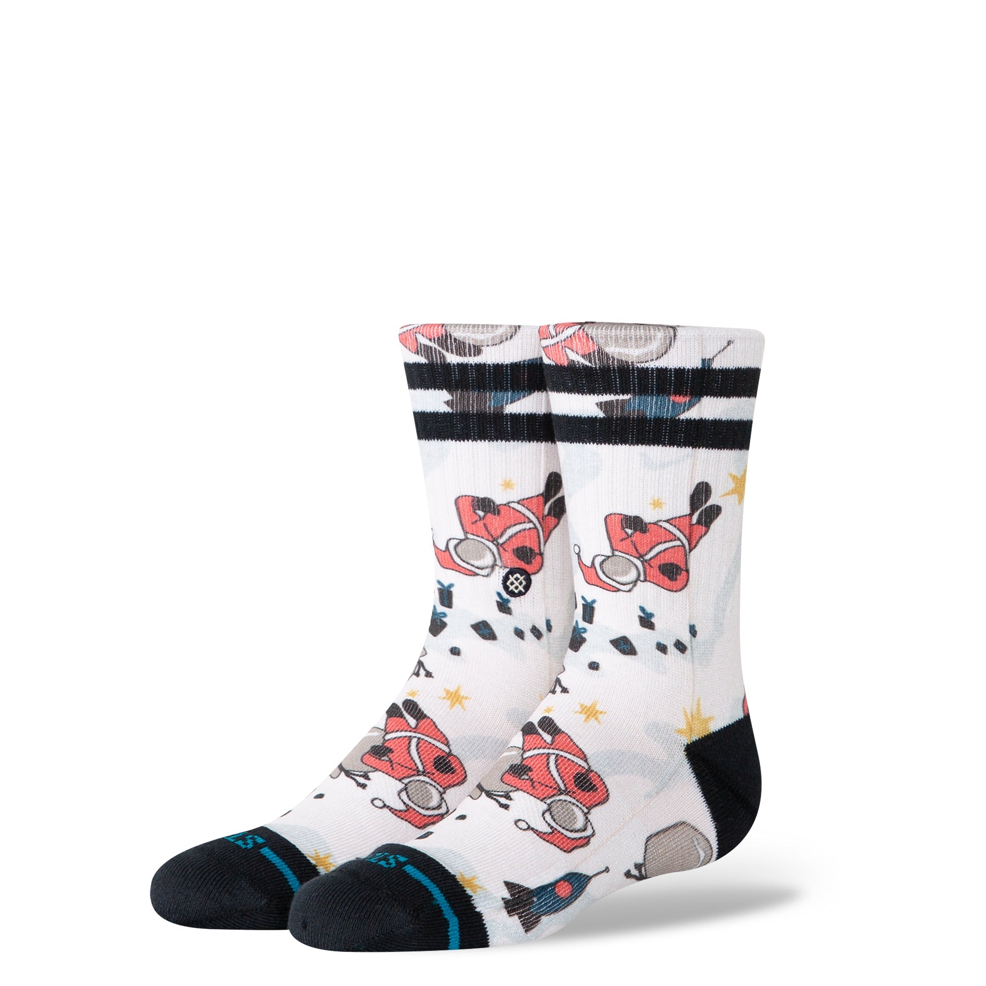 Space Claus Crew Chaussettes Enfants - Canvas