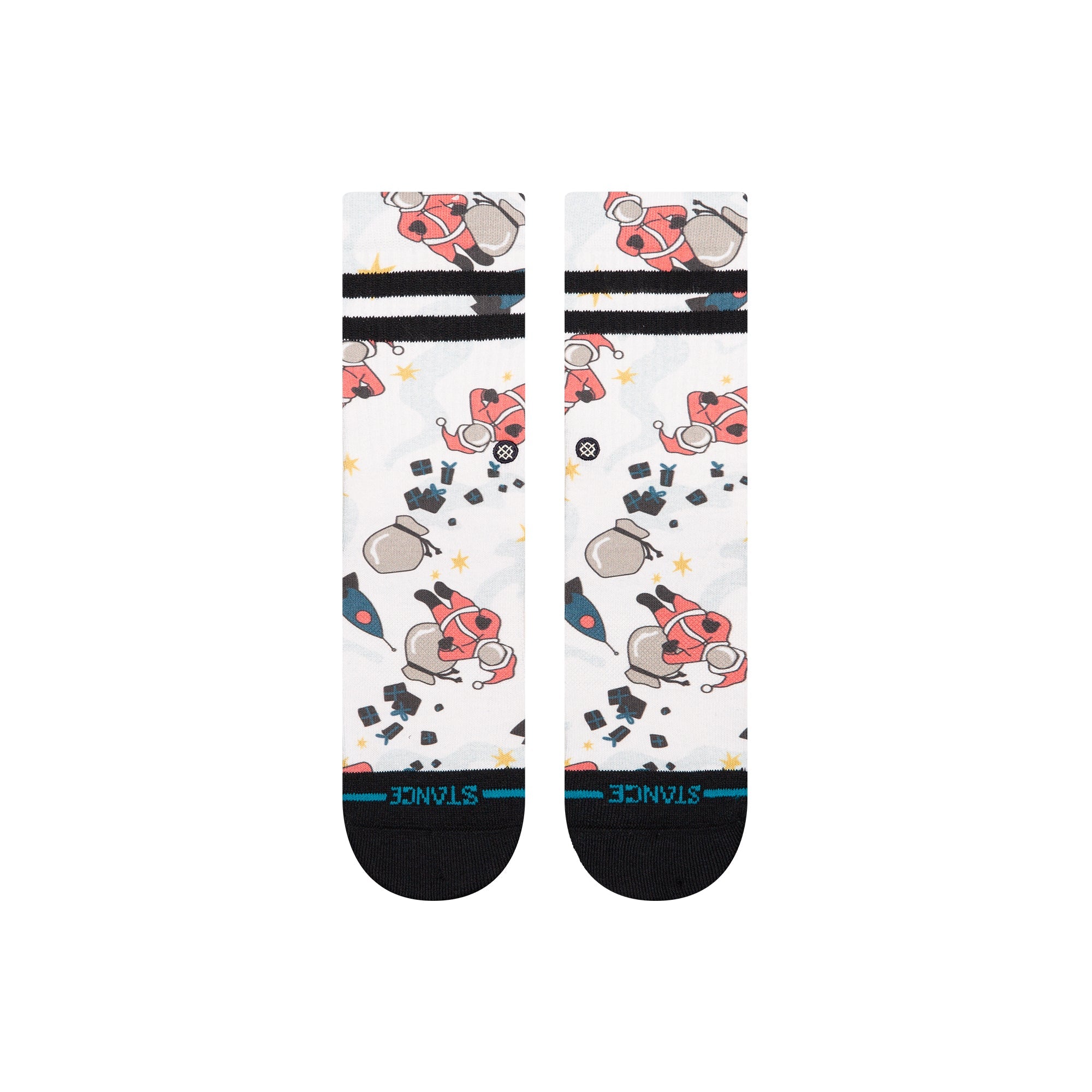 Space Claus Crew Chaussettes Enfants - Canvas
