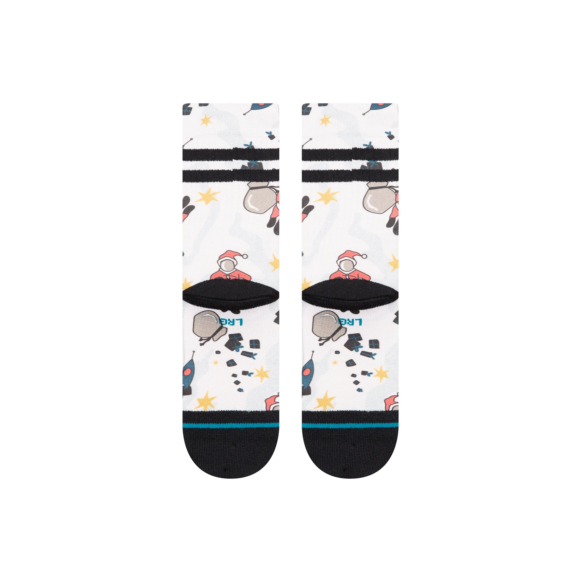 Space Claus Crew Chaussettes Enfants - Canvas