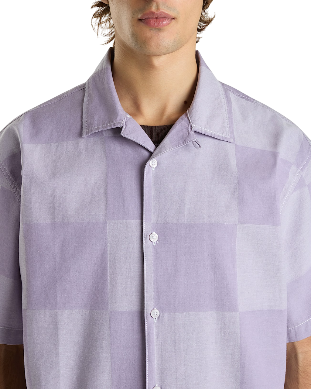 Kessler Chemise Tissée à Carreaux - Brume Pourpre/Brume du Soir