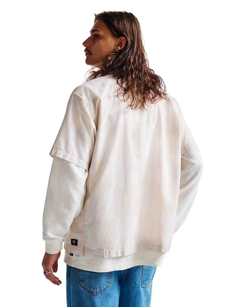 Kessler Chemise Tissée à Carreaux - Blanc