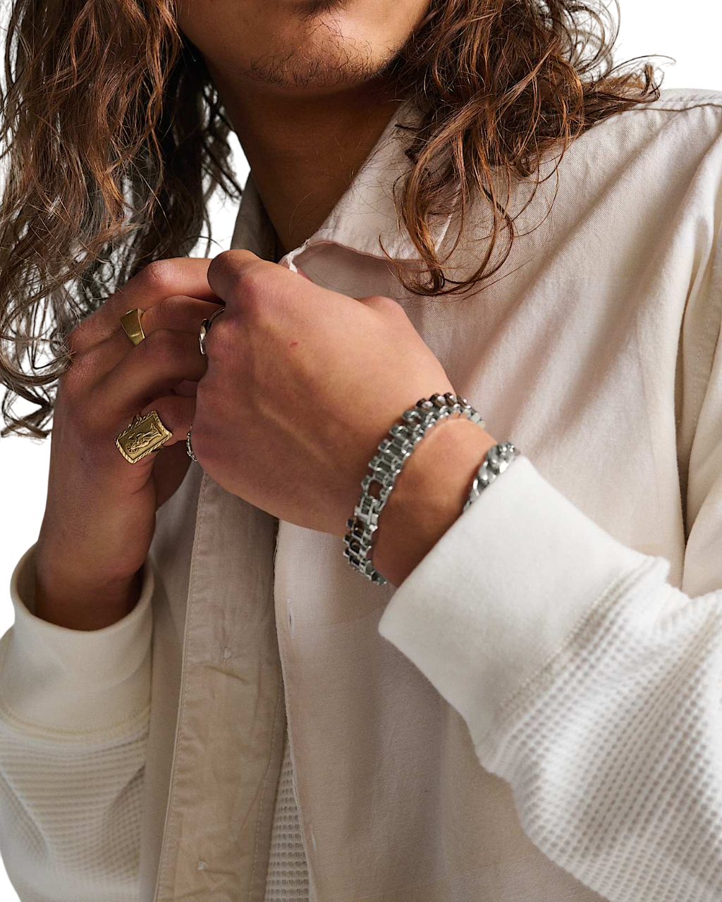 Kessler Chemise Tissée à Carreaux - Blanc