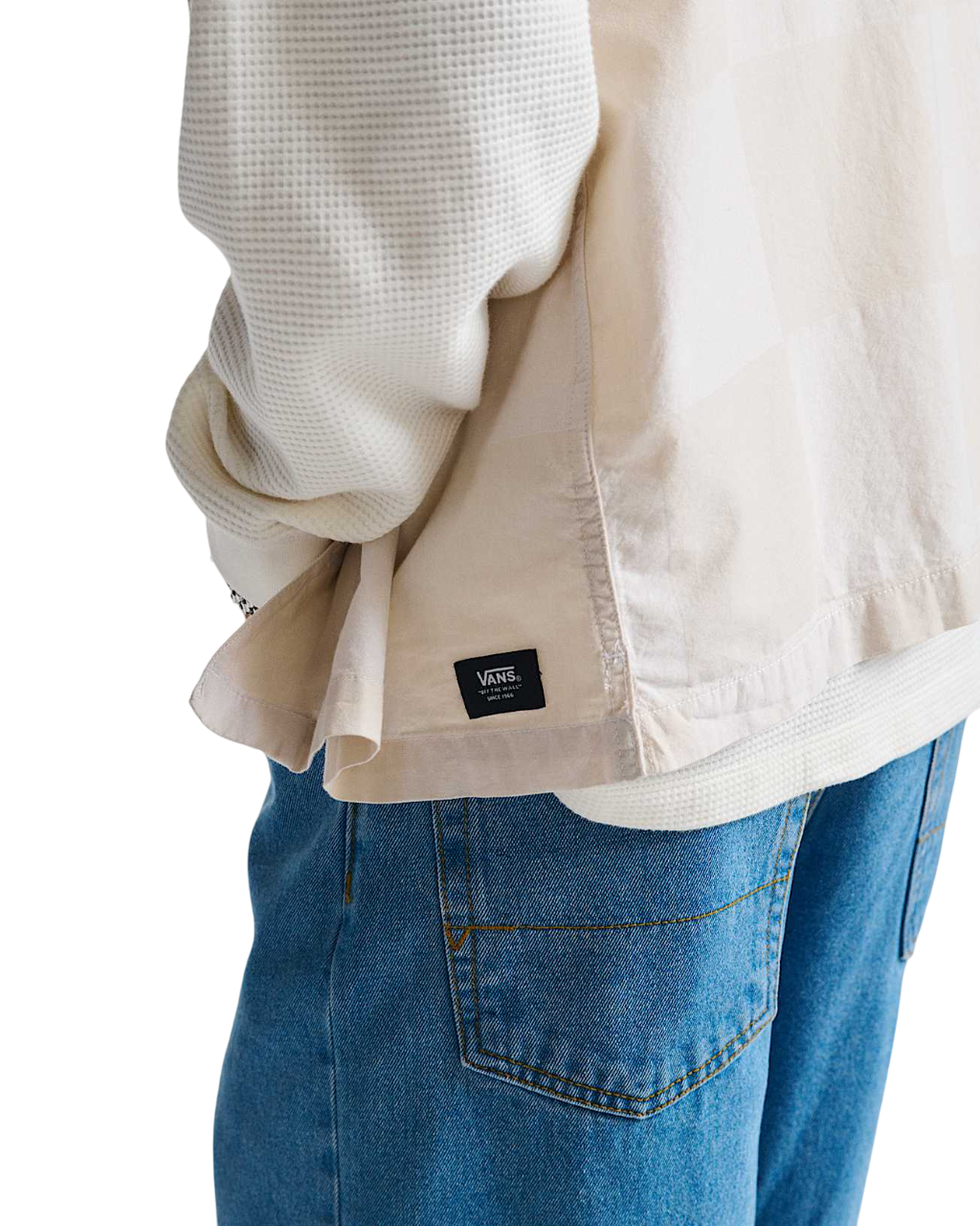 Kessler Chemise Tissée à Carreaux - Blanc