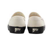 VM005 Loafer en Suède - Blanc/Noir