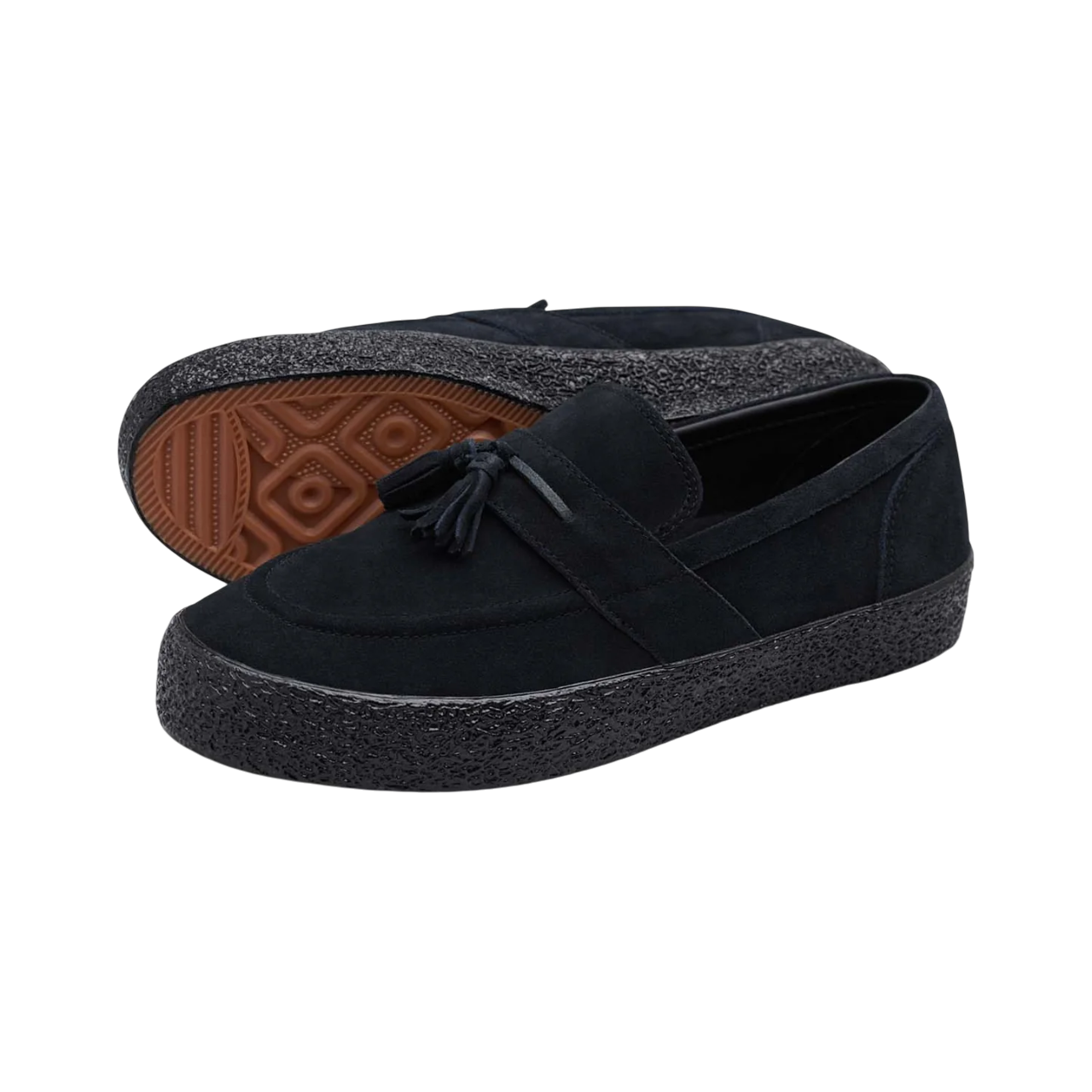 VM005 Loafer en Suède - Noir/Noir