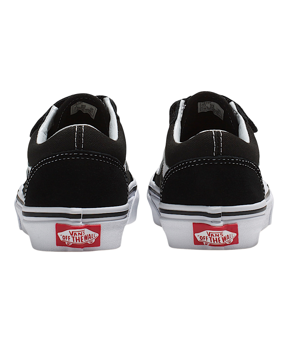 Old Skool V pour enfants - Noir/Blanc véritable