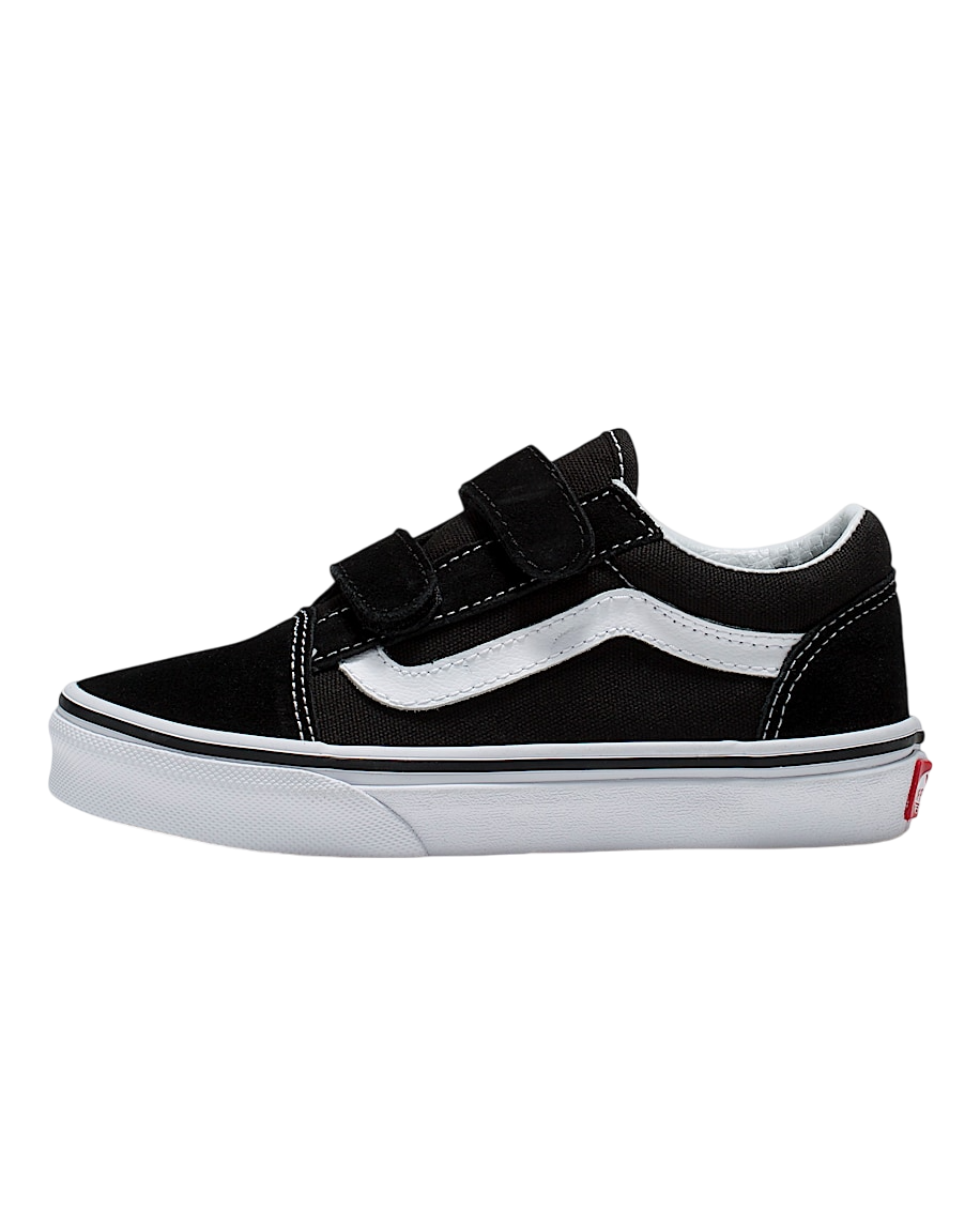 Old Skool V pour enfants - Noir/Blanc véritable