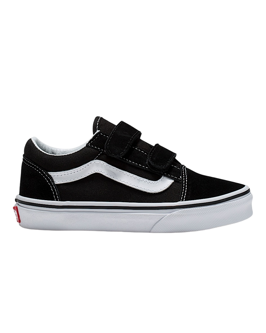 Old Skool V pour enfants - Noir/Blanc véritable