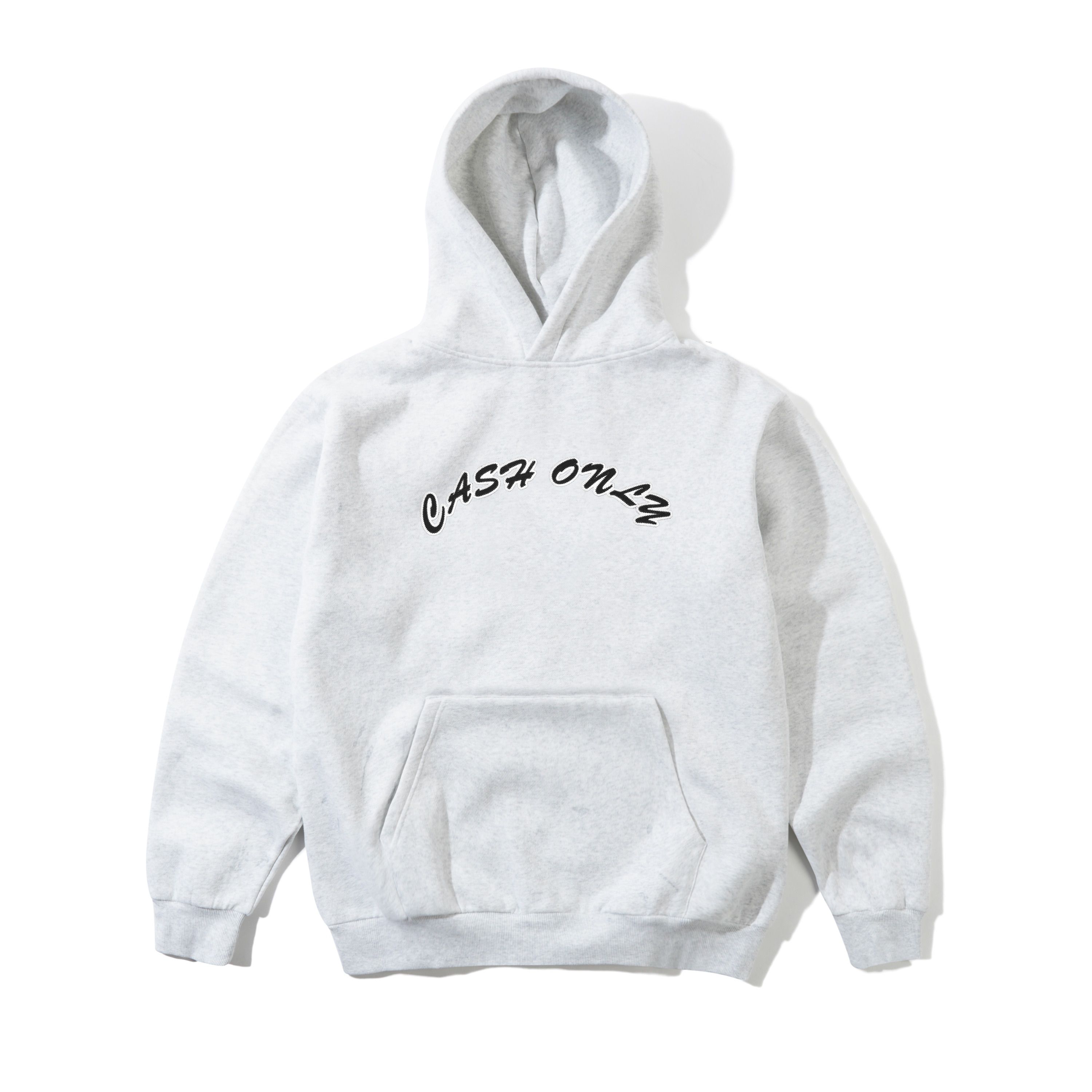 Sweat à Capuche à Logo - Gris Cendré