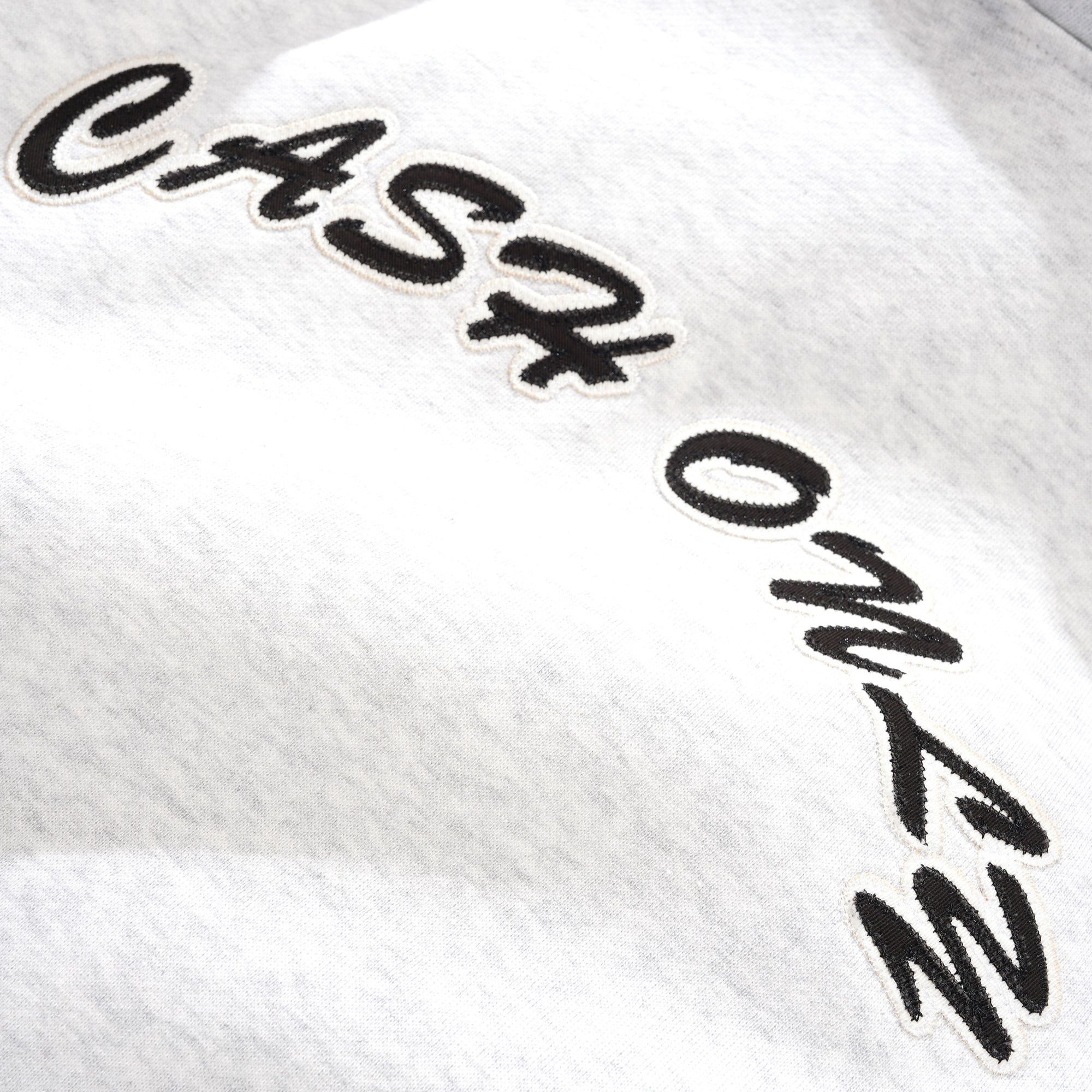 Sweat à Capuche à Logo - Gris Cendré
